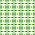 Chevron watercolor pattern. Green extraordinary