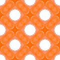 Chevron watercolor pattern. Orange authentic boho