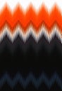 Chevron zigzag wave red, orange flame fire pattern abstract art background, carrot, coral, peach, salmon, tangerine, red-yellow, c Royalty Free Stock Photo