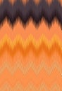 Chevron zigzag wave red, orange flame fire pattern abstract art background, carrot, coral, peach, salmon, tangerine, red-yellow, Royalty Free Stock Photo