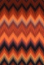 Chevron zigzag wave red, orange flame fire pattern abstract art background, carrot, coral, peach, salmon, tangerine, red-yellow, c Royalty Free Stock Photo