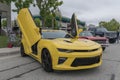 Chevy Camaro vertical doors on display