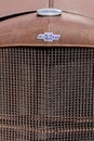 Chevy logo on grill of an old pickup Royalty Free Stock Photo