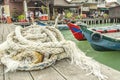 Chew Jetty in George Town, Penang, Malaysia Royalty Free Stock Photo