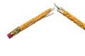 Chewed and Broken Pencil Royalty Free Stock Photo