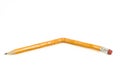 Chewed and Broken Pencil Royalty Free Stock Photo