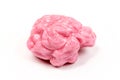 Chewed pink bubble gum Royalty Free Stock Photo