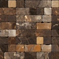 Chewy Marble: Photorealistic Brown Stone Tiles With Gemstone Textures