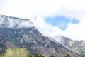 Cheyenne Mountain in Colorado Springs on a Cloudy Day Royalty Free Stock Photo