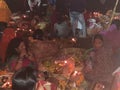 Chhat pooja image in india Royalty Free Stock Photo