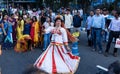 transgender dance at chhath puja Royalty Free Stock Photo