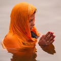 Chhath Puja(Worship to Sun) Royalty Free Stock Photo