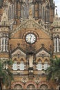 Chhatrapati Shivaji Maharaj Terminus or Victoria Terminus train station and UNESCO World Heritage Site, Mumbai, Royalty Free Stock Photo