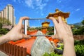 Chi Lin Nunnery in Hong Kong Royalty Free Stock Photo