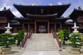 Chi lin Nunnery, Tang dynasty style Chinese temple Royalty Free Stock Photo