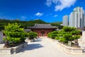 Chi lin Nunnery, Tang dynasty style Chinese temple, Hong Kong, Royalty Free Stock Photo