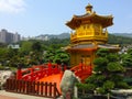 Chi Lin Nunnery Zen garden park Royalty Free Stock Photo