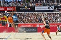 Gstaad, Switzerland, July 9, 2022 : the Volleyball World Beach Pro Tour 2022