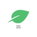 Chia decentralized blockchain Internet-of-things payments cryptocurrency vector logo