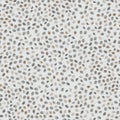Chia pudding seamless pattern. realistic vector illustration of chia seeds. omega-rich organic healthy superfood for