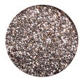 Chia seed isolated Royalty Free Stock Photo