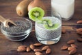 Chia seed pudding Royalty Free Stock Photo