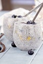 Chia Seed Pudding Royalty Free Stock Photo