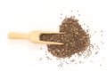 Chia seed on white Royalty Free Stock Photo
