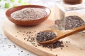 Chia seeds Royalty Free Stock Photo