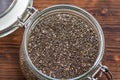 Chia seeds in a bowl Royalty Free Stock Photo