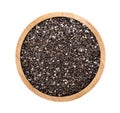 Chia seeds isolated