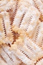 Chiacchiere, italian Carnival pastry background