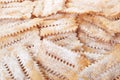 Chiacchiere, italian pastry background