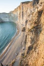 Chiaia di Luna beach at the sunset. Ponza island, Italy