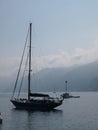 Sail boat in Chianalea at Scilla, Italy