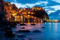 Chianalea by night. Royalty Free Stock Photo
