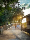 Chiang Khan view at sunset in Loei, Thailand