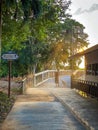 Chiang Khan view at sunset in Loei, Thailand