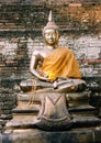 Chiang mai buddha statue thailand Royalty Free Stock Photo