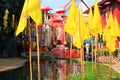 Chiang Mai buddhist temples - Wat Phan Tao and its monks, Thailand