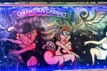 Chiang Mai Cabaret Thailand Ladyboy Drag Queen Show Entrance Painted Graffiti Art