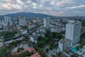 Chiang Mai City buildings in Thailand Aerial Drone Photo