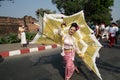 CHIANG MAI, FEBRUARY 4, 2023 Chiang Mai Flower Festival Parade in the corner of the old town is an ancient tradition.