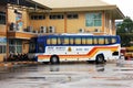 Chiang mai and Luangprabang bus. Royalty Free Stock Photo