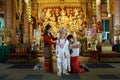 CHIANG MAI â MARCH 24, 2023 Poy Sang Long festival parade. A Ceremony of boys to become novice monk at Wat Ku Tao.