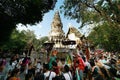 CHIANG MAI â MARCH 24, 2023 Poy Sang Long festival parade. A Ceremony of boys to become novice monk at Wat Ku Tao in Chiangmai.