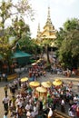 CHIANG MAI â MARCH 24, 2023 Poy Sang Long festival parade. A Ceremony of boys to become novice monk at Wat Ku Tao.