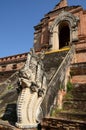 Chiang Mai temple ruins Thailand Royalty Free Stock Photo