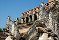 Chiang Mai,TH: Naga Dragons at Wat Chedi Luang