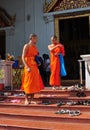 Chiang Mai, Th: Two Monks at Wat Phr Singh